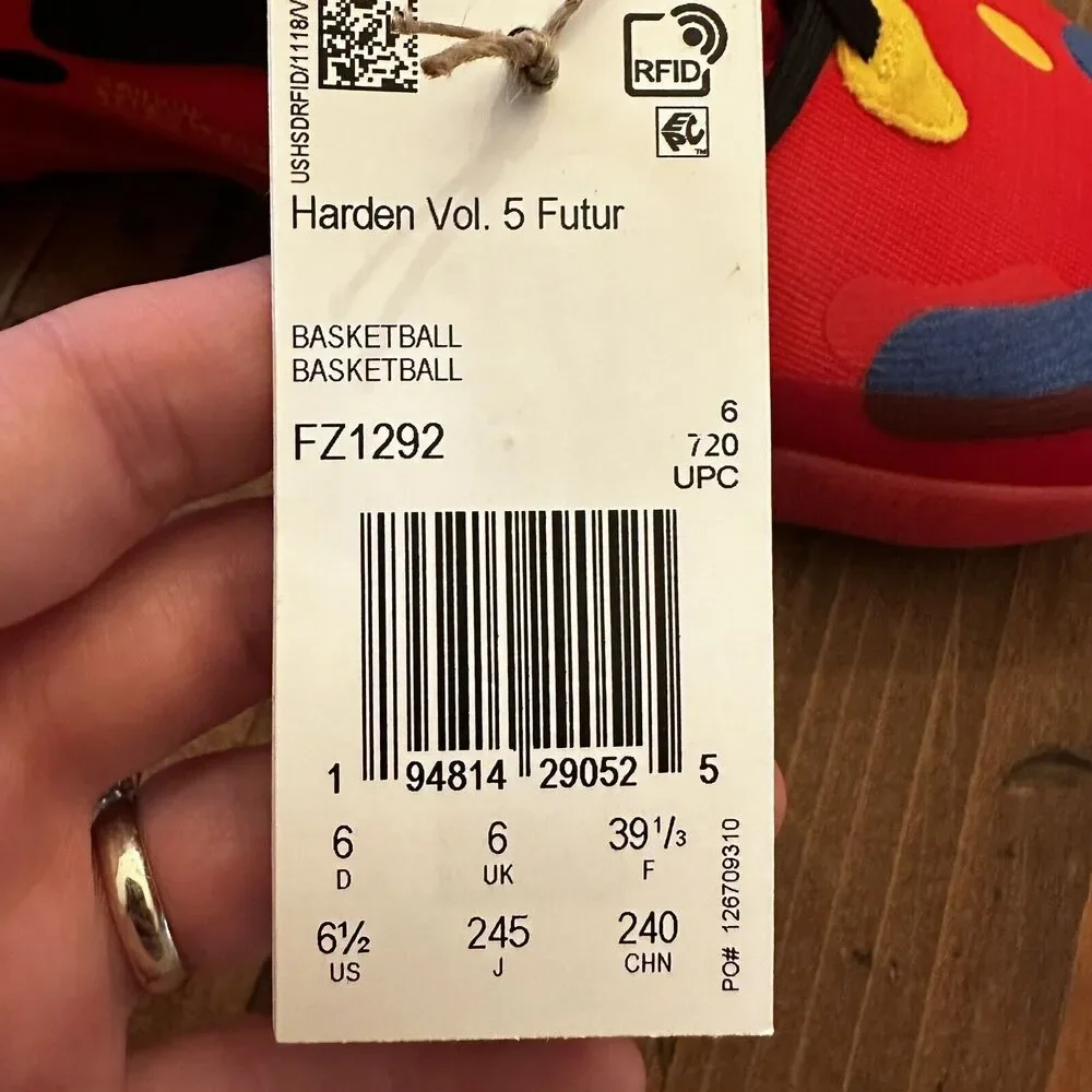 Adidas Boost Harden Futurenatural Vol. 5 McDonalds All American New/box Mens 6.5